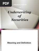 Download Underwriting of Securities by rahul0105 SN28778409 doc pdf