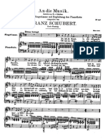 Franz Schubert - An die Musik for High Voice