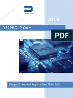 D32PRO IP Core: Deeply Embedded Royalty-Free 32-Bit MCU