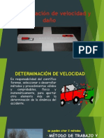 Determinación de Velocidad y Daño