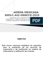 NMX-C-442-ONNCCE-2010 Powerpoint 2013