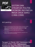 Download Sistem Dan Struktur Politik-ekonomi Indonesia Masa Orde Baru by CahyoPutraKusuma SN287798182 doc pdf