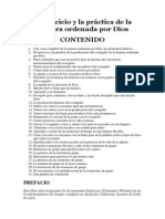 El Ejercicio y La Práctica de La Manera Ordenada Por Dios - Witness Lee