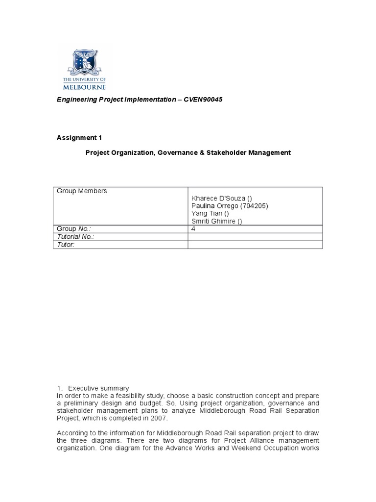 Governance and Stakeholders Management | PDF | Project Management ...
