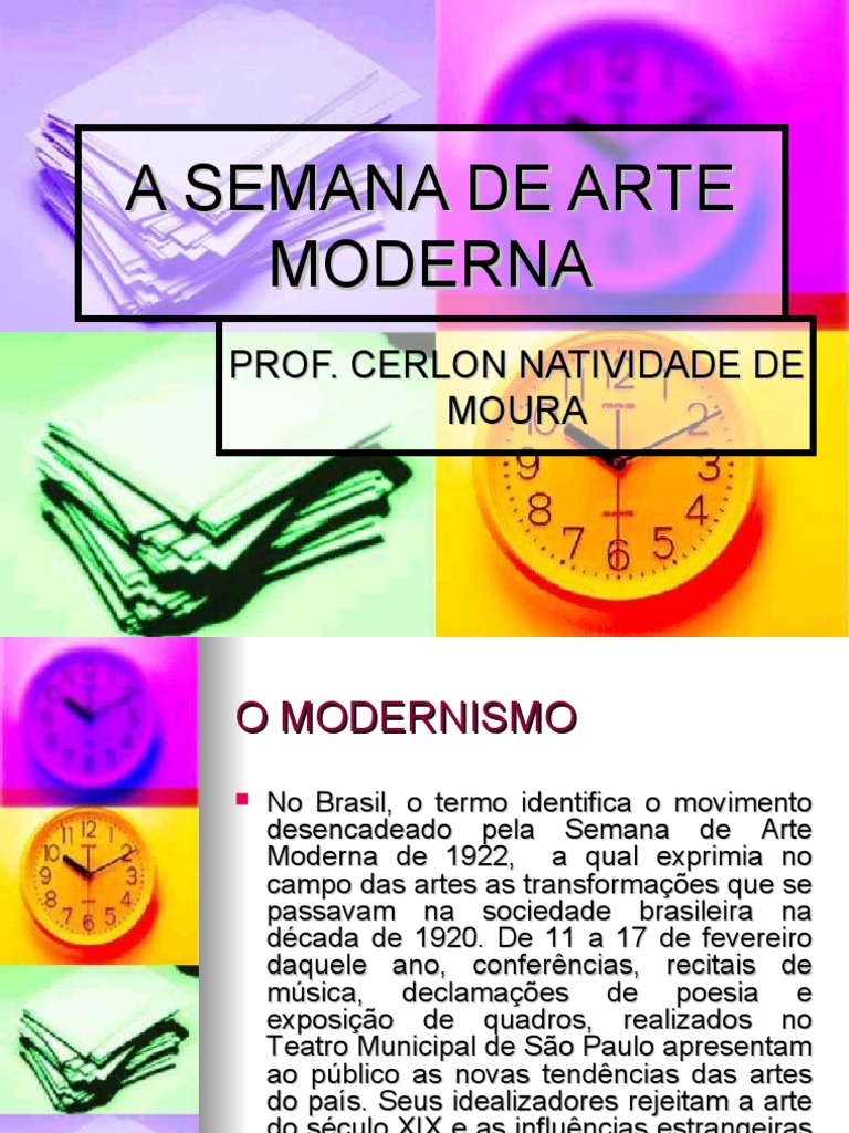 Mapa Mental Sobre Semana Da Arte Moderna