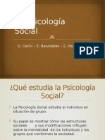 La Psicología Social