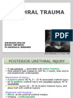 Urethral Trauma: Sub Bagian Urologi Bagian / SMF Bedah FK Uns/Rsud Dr. Moewardi