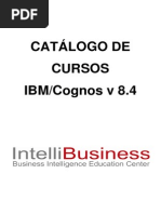 Catalogo de Cursos IBM Cognos