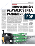 Los Nuevos Puntos de Asaltos en La Panamericana