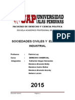 SOCIEDADES CIVILES y SOCIO INDUSTRIAL