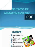 Dispositivos de Almacenamiento web