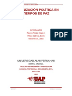 Organización Política en Tiempos de Paz Final