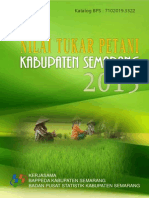 Nilai Tukar Petani Kabupaten Semarang 2013