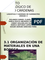 UNIDAD 3. - Organizacion de Materiales en Una Bodega