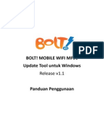 Panduan Penggunaan BOLT! Mobile WiFi MF90 Update Tool v1.1 Untuk Windows