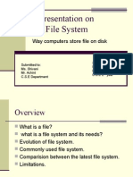Presentation On File System