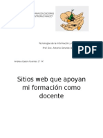 Sitios Web Para Mi Formación Como Docente