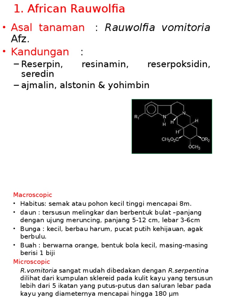 Tumbuhan Yang Mengandung Alkaloid Tryptofan