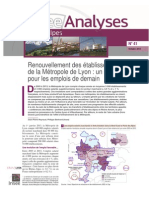 Renouvellement des établissement du Grand Lyon - Analyse INSEE 