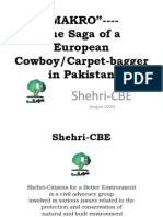"MAKRO" - The Saga of A European Cowboy/Carpet-bagger in Pakistan