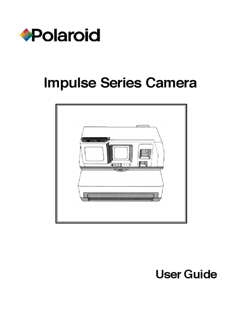 Manual Polaroid Impulse AF PDF Flash (Photography) Camera