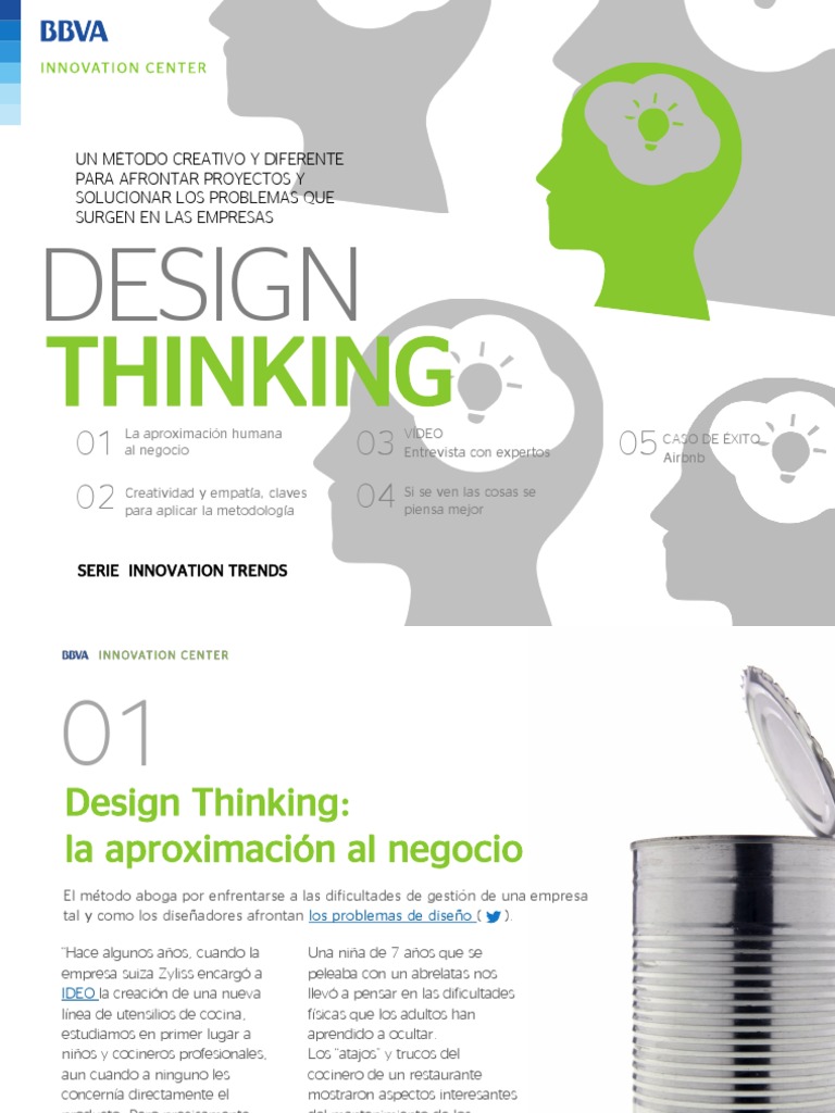Design Thinking: Enfoque Humano en Negocios | PDF | Creatividad ...