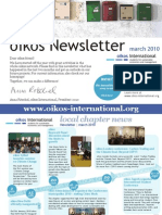 Oikos International Newsletter March 2010