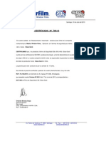 Certificacion Actualizada Interfilm PDF