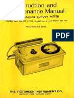 Victoreen CDV 700 Manual