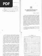 Da democratização ao profissionalismo, 1999