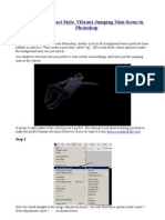 Create an Abstract Style, Vibrant Jumping Man Scene in Photoshop