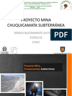 Proyecto Mina Chuquicamata Subterránea