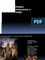 Visoka Renesansa U Italiji