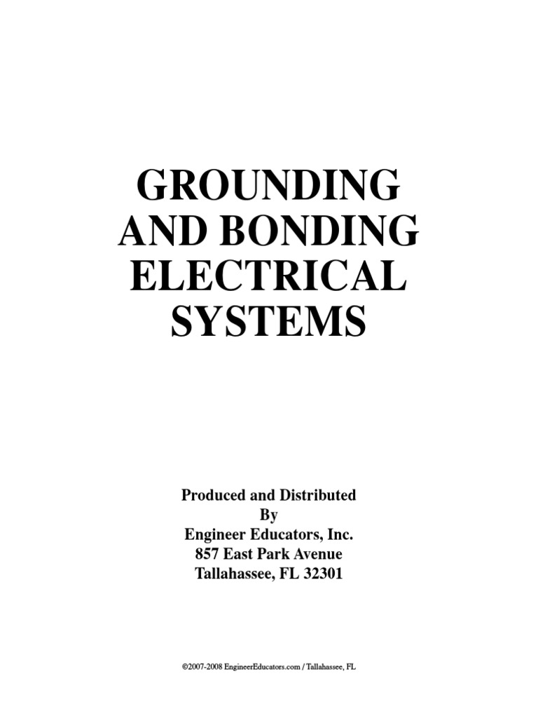 Grounding and Bonding PDF
