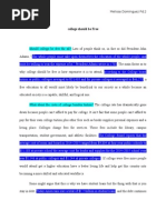 Why College Should Be Free