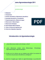 Clase 1 Introduccion A La Agrometeorologia y Ambiente Fìsico