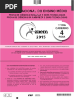 ENEM 2015 - Caderno Branco - Sábado