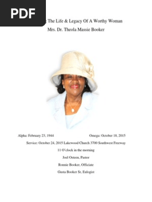 new edition theola booker funeral program