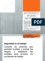 Unidad I Seguridad e Higiene