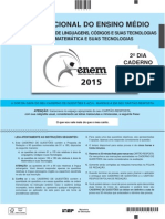 ENEM 2015 - Caderno Azul - Domingo 