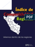 Indice de Competitividad Regional InCORE 2015 IPE