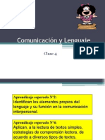 Comunicación y Lenguaje - Clase 4