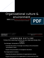 Chapter 9 - Organazational Culture