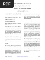Denny v Ford Motor Co 1