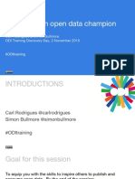 How to Be an Open Data Champion with Carl Rodrigues and Simon Bullmore 