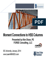 HSS Column Moment Connections