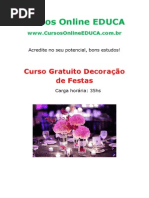 Curso Decoracao de Festas