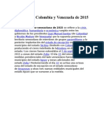 Crisis Entre Colombia y Venezuela de 2015