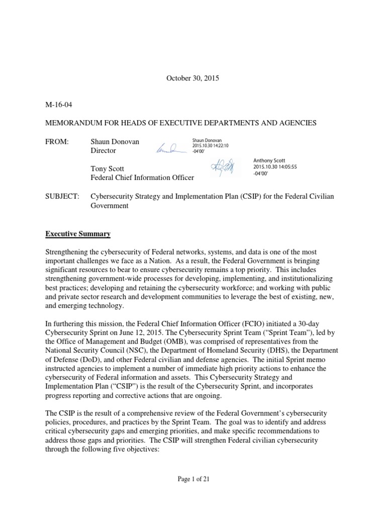 Cybersecurity Implementation Plan | PDF | Computer Security | Security