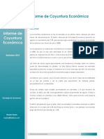 Informe Coyuntura Económica - Setiembre 2015